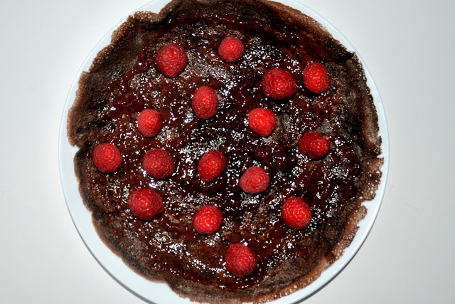 naleśniki z malinami