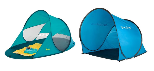 namiot chroniący przed słońcem decathlon