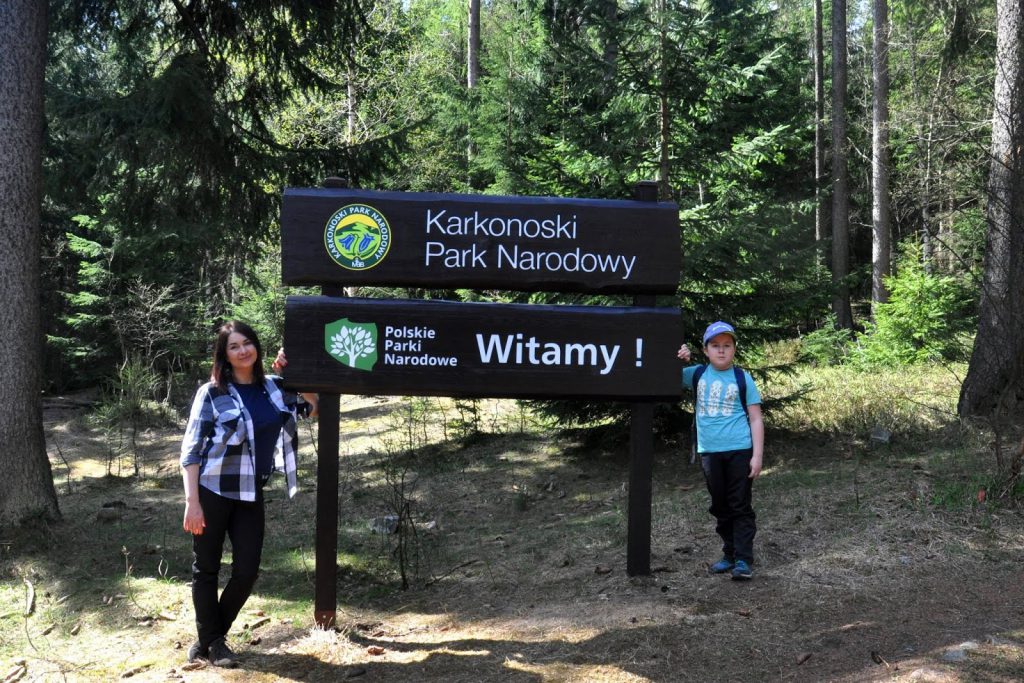 Karkonosze z dzieckiem