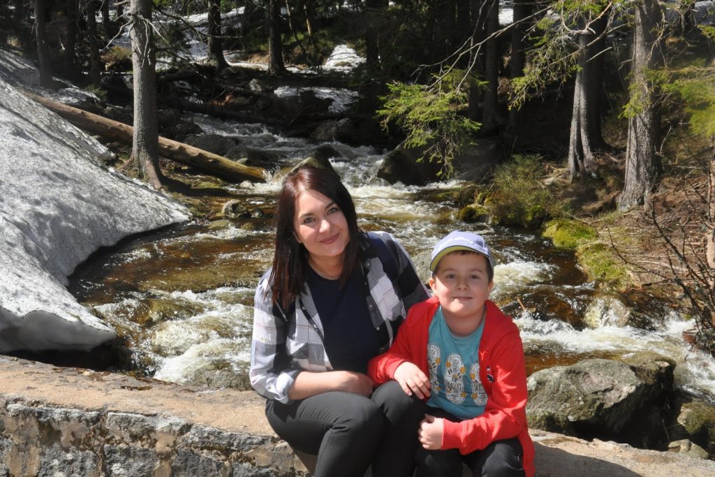 Karkonosze z dzieckiem