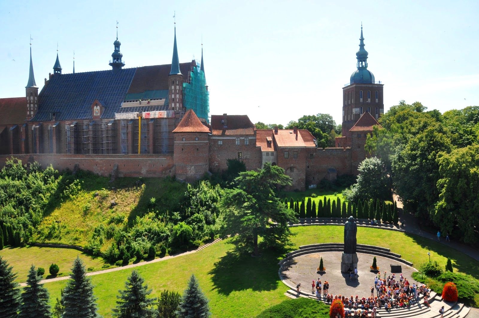 Frombork widok z wieży wodnej