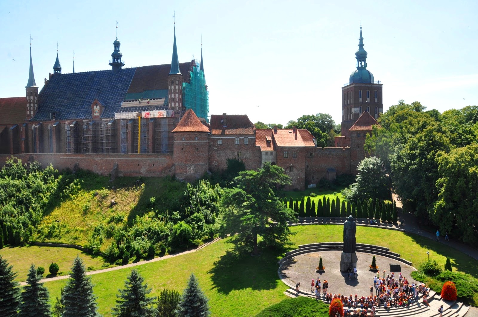 Frombork widok z wieży wodnej